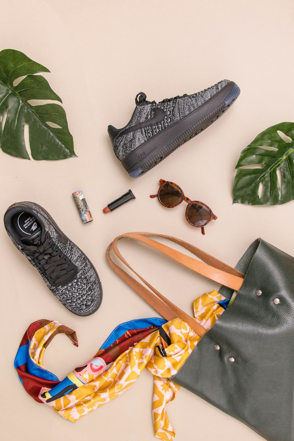 Fashion accessories styled for product sourcing