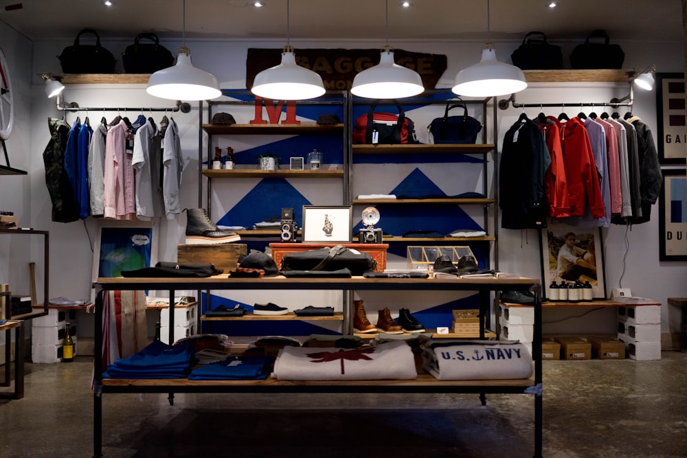 Retail clothing assortment for e-commerce sellers